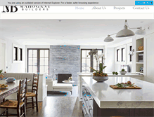 Tablet Screenshot of mahoganybuilders.com